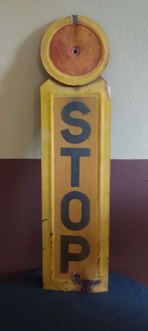 Signage antique stop sign was listed for R1,750.00 on 22 May at 1157